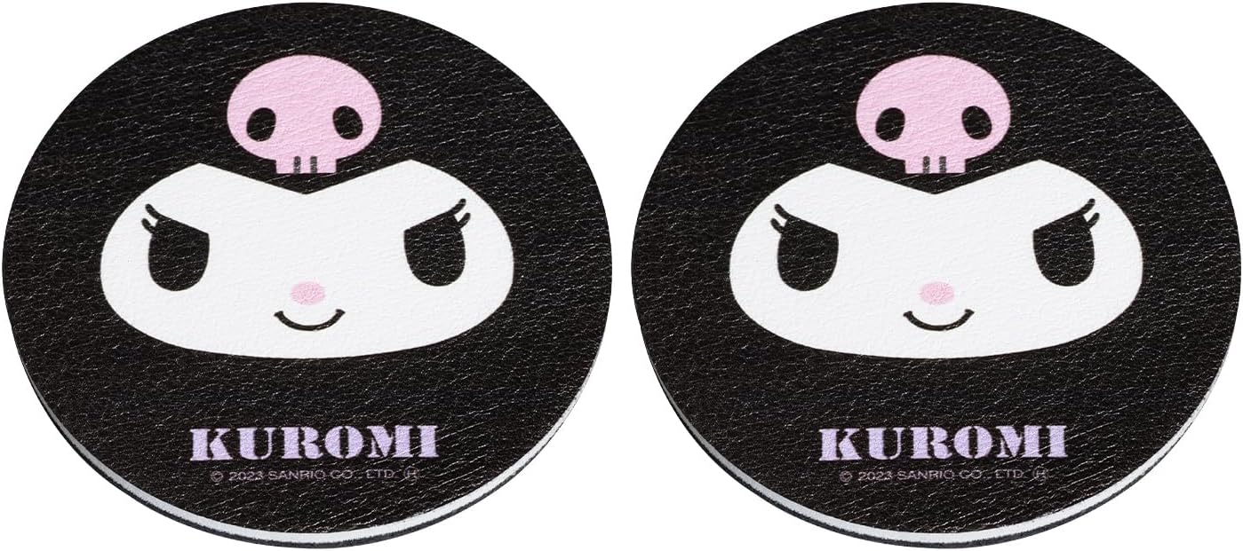 Detalle de セイワ(SEIWA) IMP261 クロミ 車用ドリンクホルダーコースター 吸水素材・2枚入り
