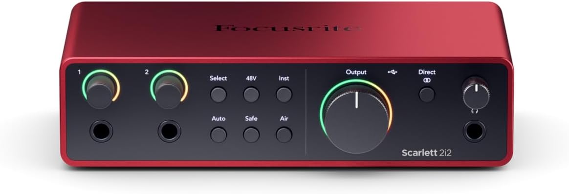 Detalle 2 de Focusrite Scarlett 2i2 4th Gen USB-C Audio Interface