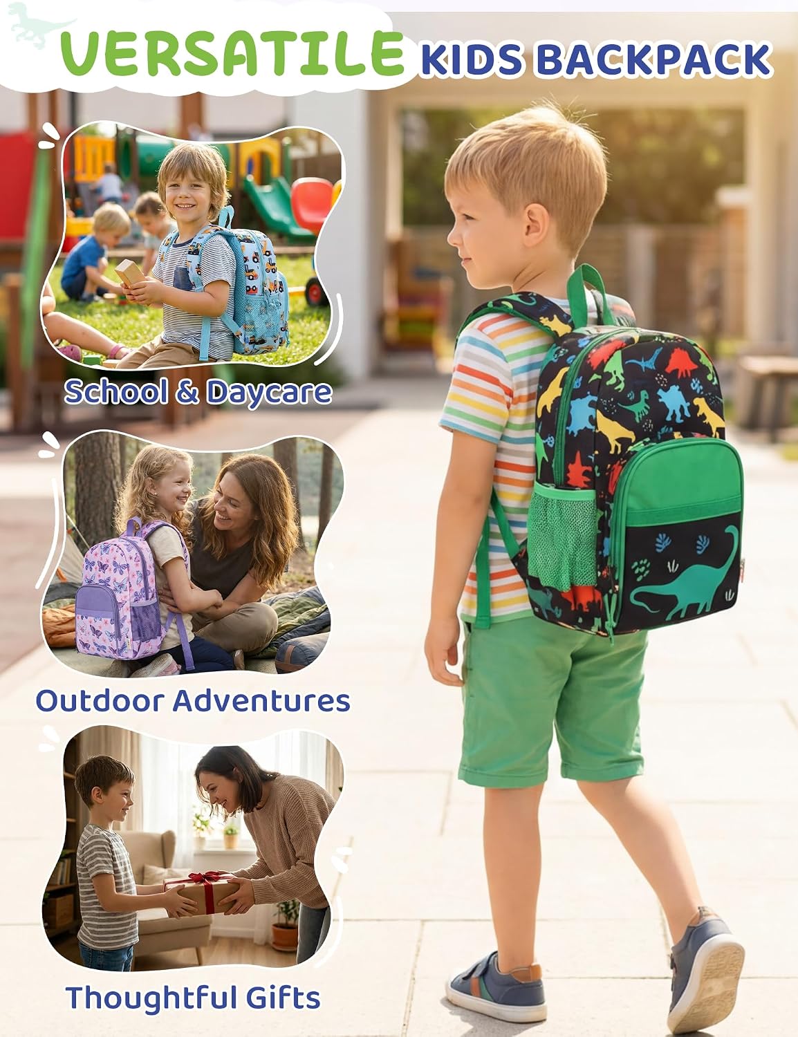 Thumbnail 6 de RAVUO Boys Backpack: Lightweight, Durable School Rucksack for Ages 5–8