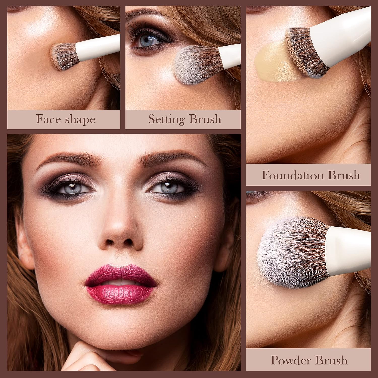 Thumbnail 2 de Jessup Pennelli Trucco 14 pezzi Premium sintetico