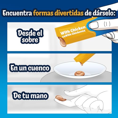 Detalle 2 de Purina Felix DeliMoments Snack líquido Salmón 11x10 g 🐱