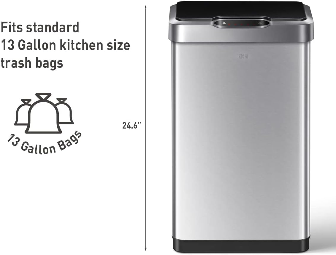 Thumbnail 6 de EKO Mirage-T 50 Liter Touchless Trash Can 🗑