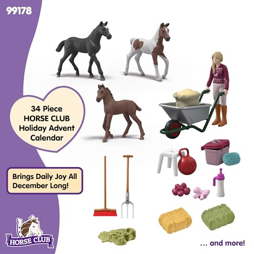 Thumbnail 5 de schleich HORSE CLUB Calendario de Adviento 2025, 34 piezas 🐴