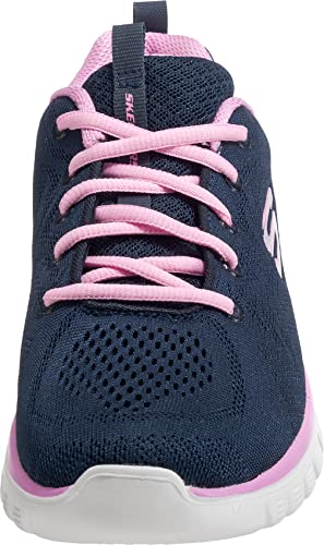 Detalle de Skechers Graceful Get Connected 37 EU, Navy Mesh
