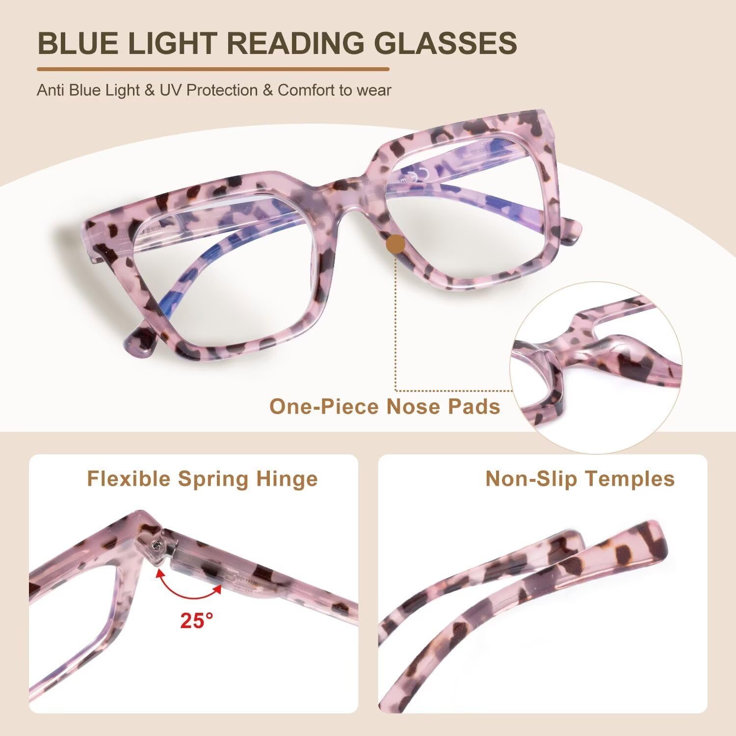 Detalle de SKYWAY blue light reading glasses