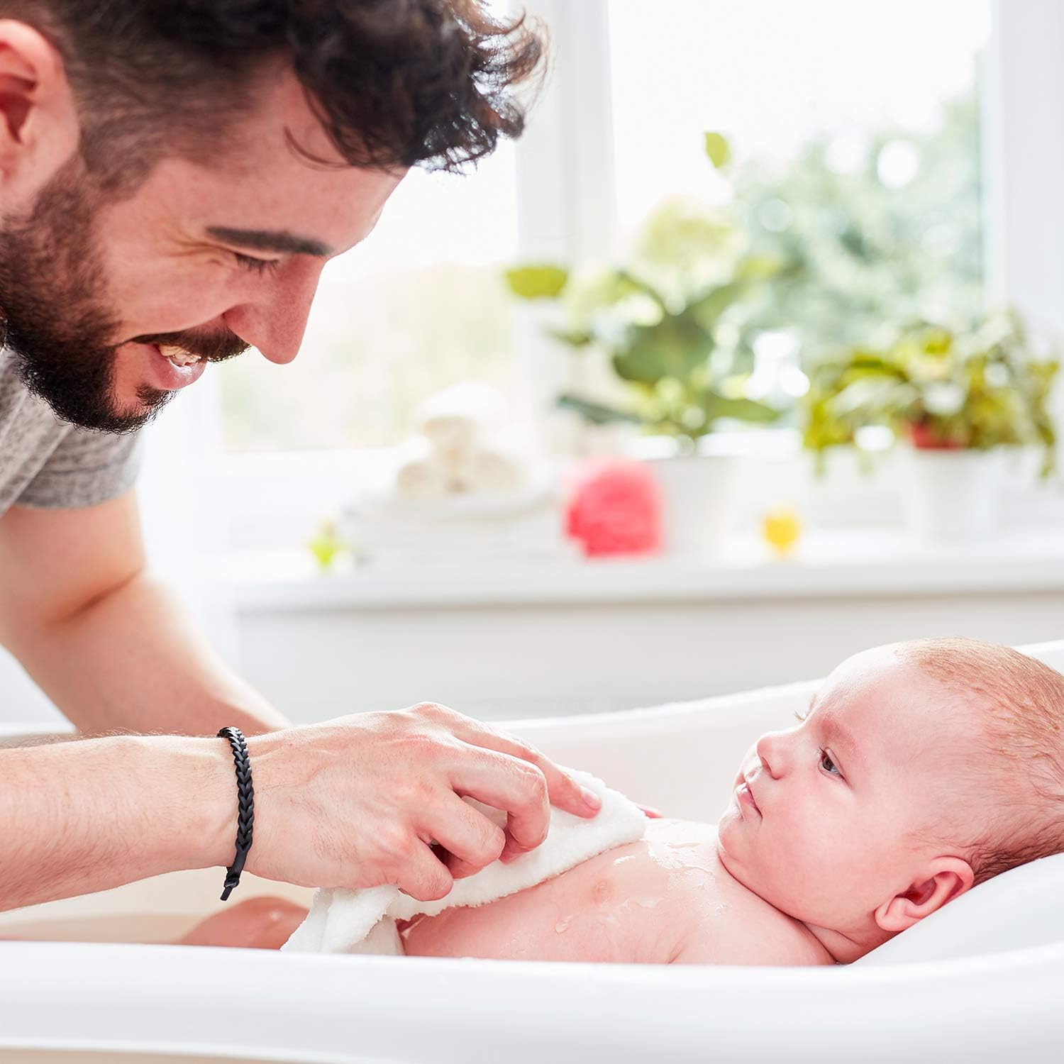Detalle 2 de Momcozy Bambus Baby Badetücher Set