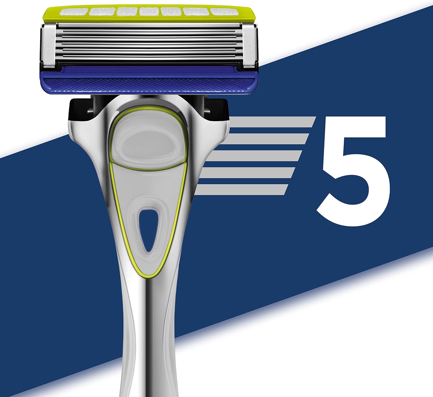 Detalle 2 de Wilkinson Sword Hydro 5 Sensitive Razor for Men – 4 Piece Set (Pack of 2)