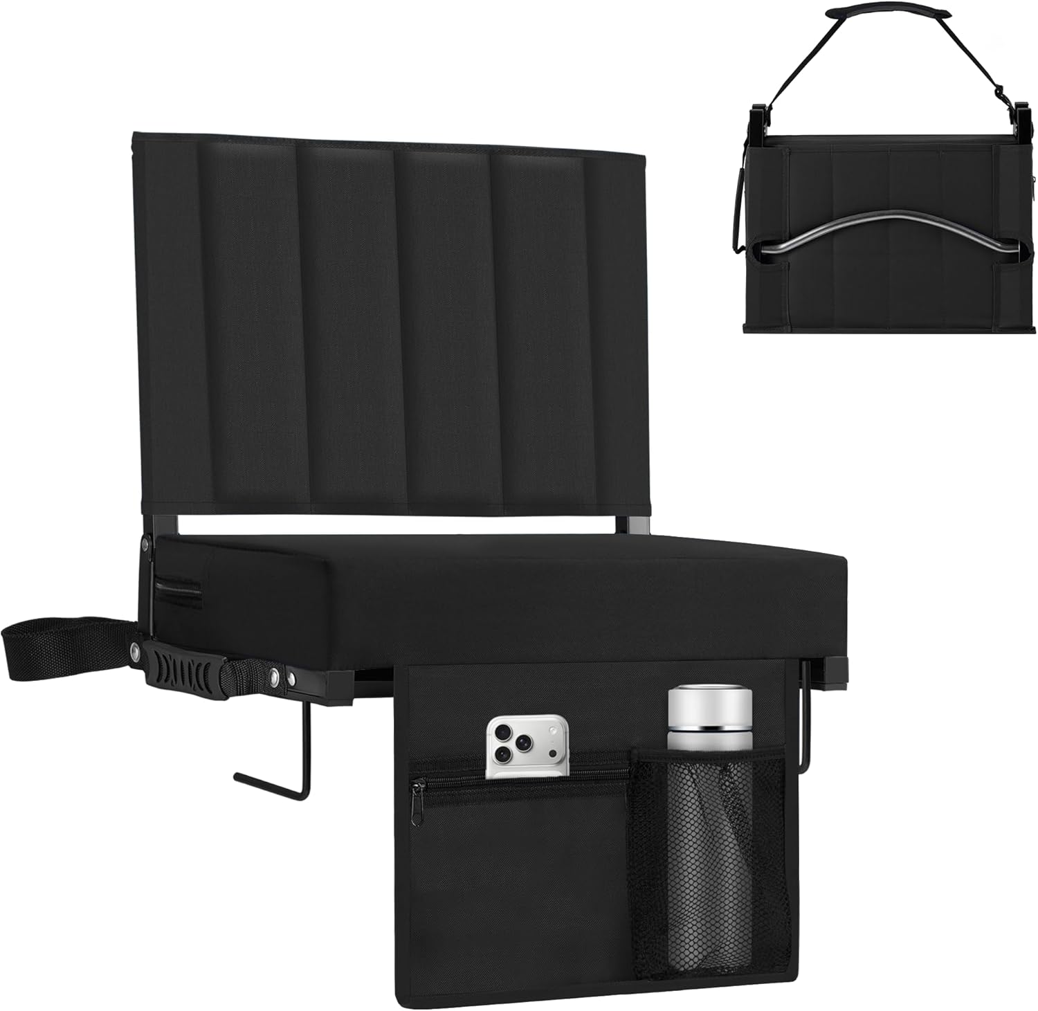 Halituny Stadium Seat with Back Support 400 lb
