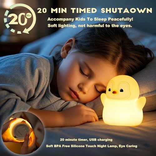 Detalle 2 de DREAMING MY DREAM Penguin Night Light 2-level ๐