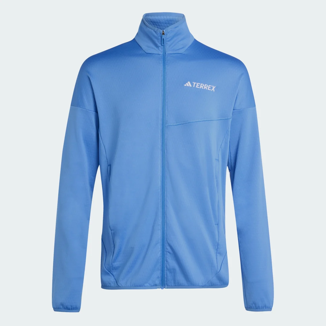 Thumbnail 3 de Chaqueta de felpa fina Terrex Xperior Climawarm de Adidas (Azul) – para uso outdoor en frío ligero