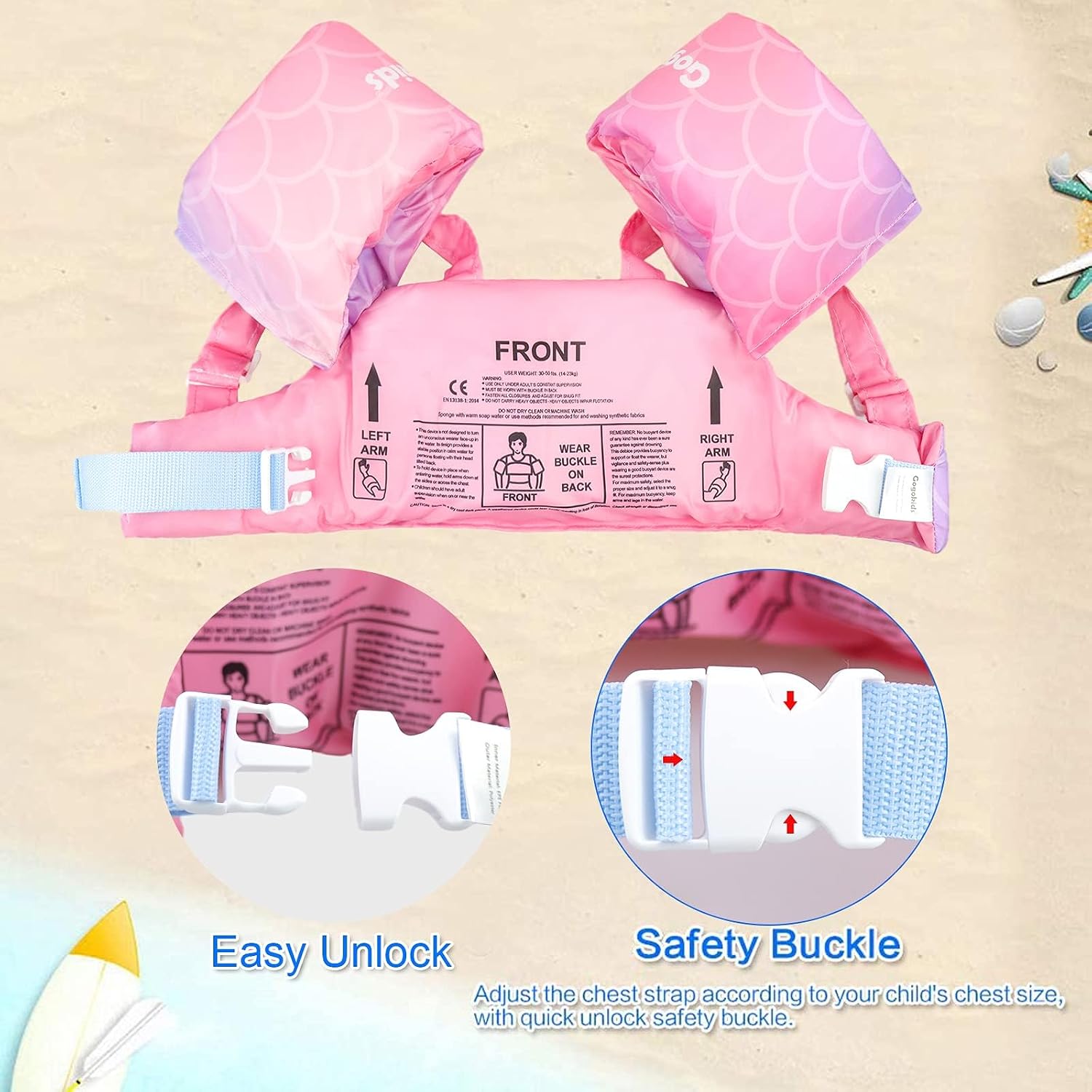 Thumbnail 2 de Gogokids Toddler Swim Vest 11–30 kg 🏊