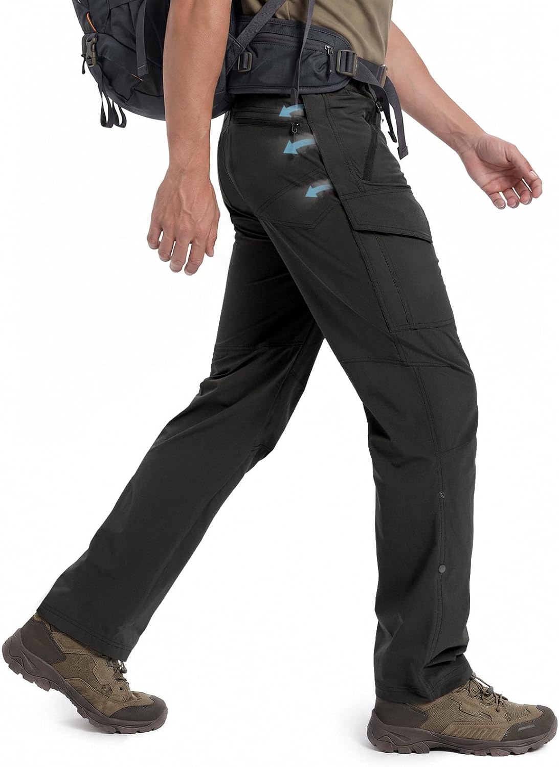 Detalle de Moosehill Men's Hiking Pants with 4-Way Stretch