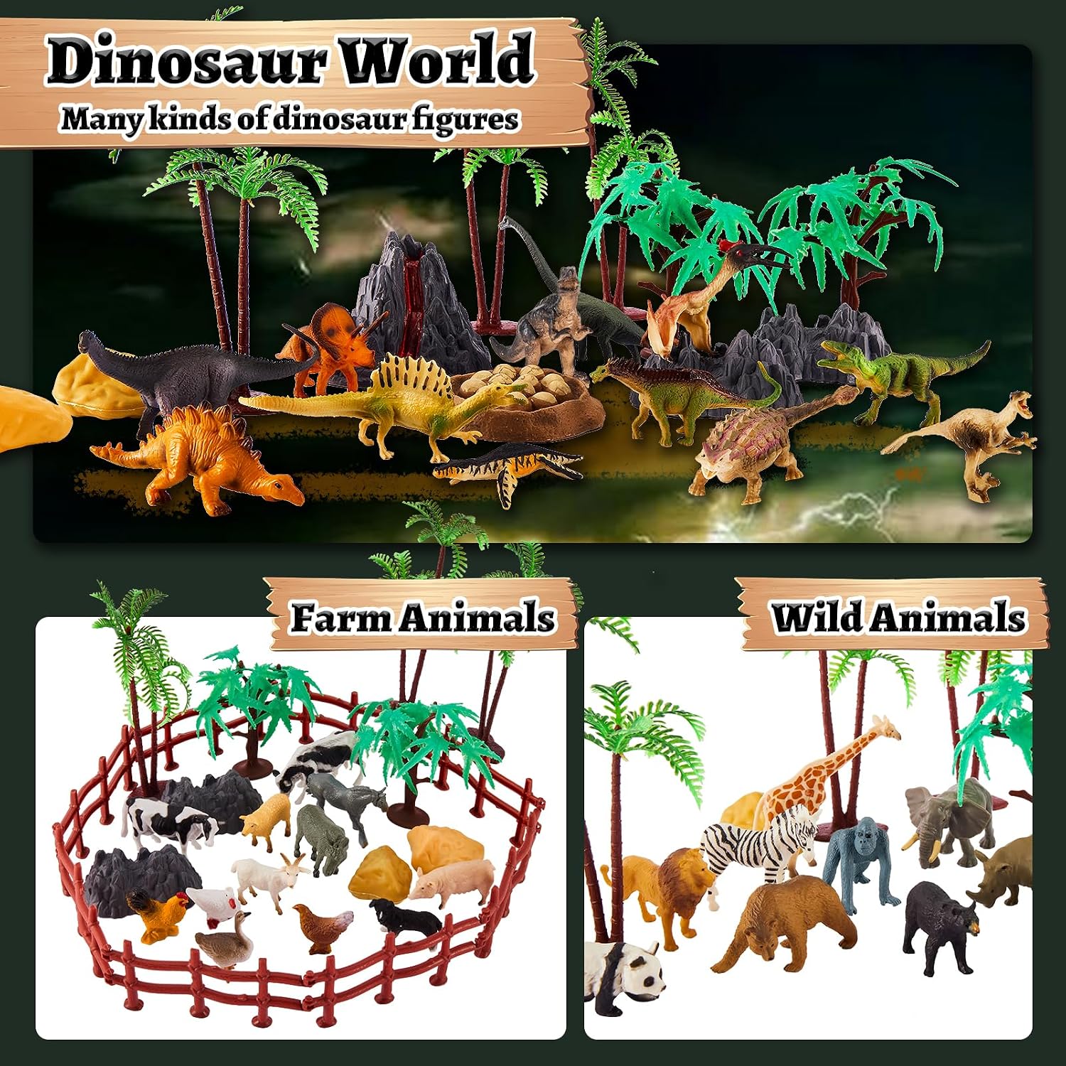 Thumbnail 1 de TOEY PLAY 3 in 1 Animals Toys