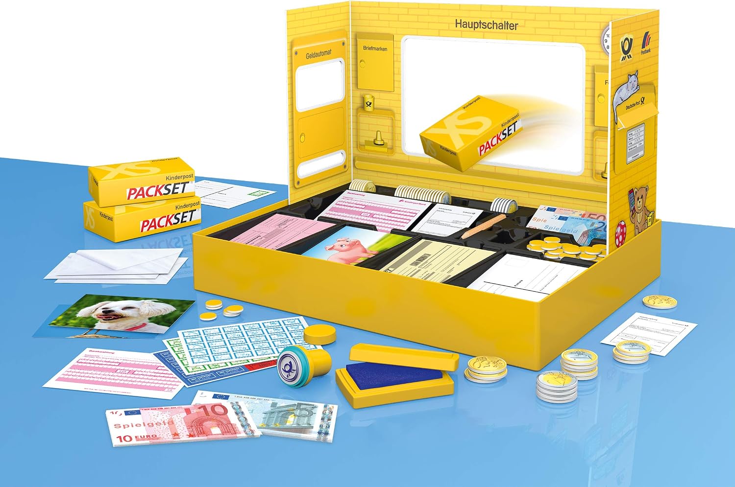 Thumbnail 2 de Schmidt Spiele 40555 Poste pour Enfant — Jeu multicolore pour 1 à 5 joueurs, 6+ ans