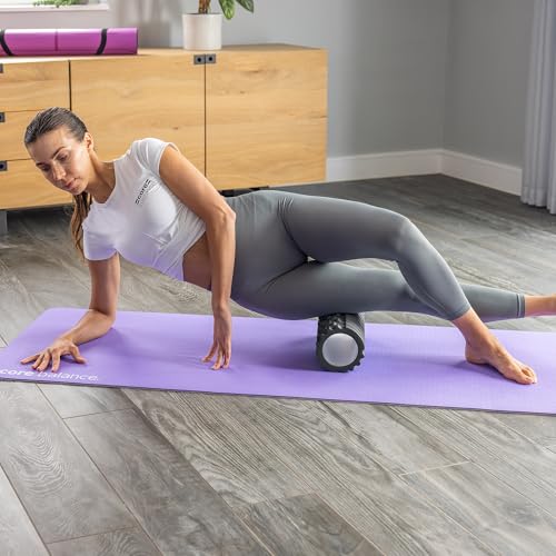 Thumbnail 1 de Core Balance Textured Foam Roller, Black, 33cm