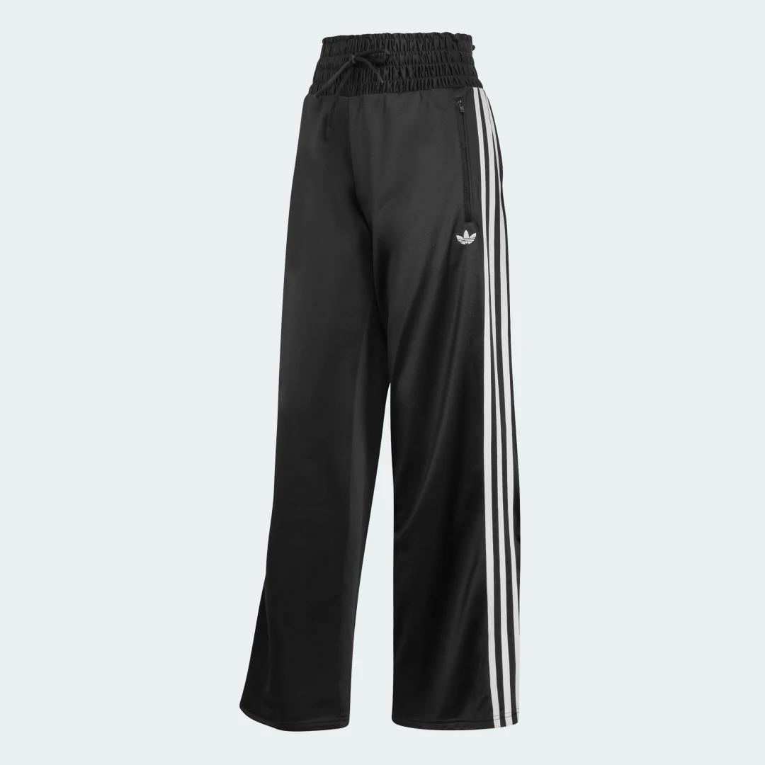 Detalle 2 de adidas Pantalón fruncido Firebird negro