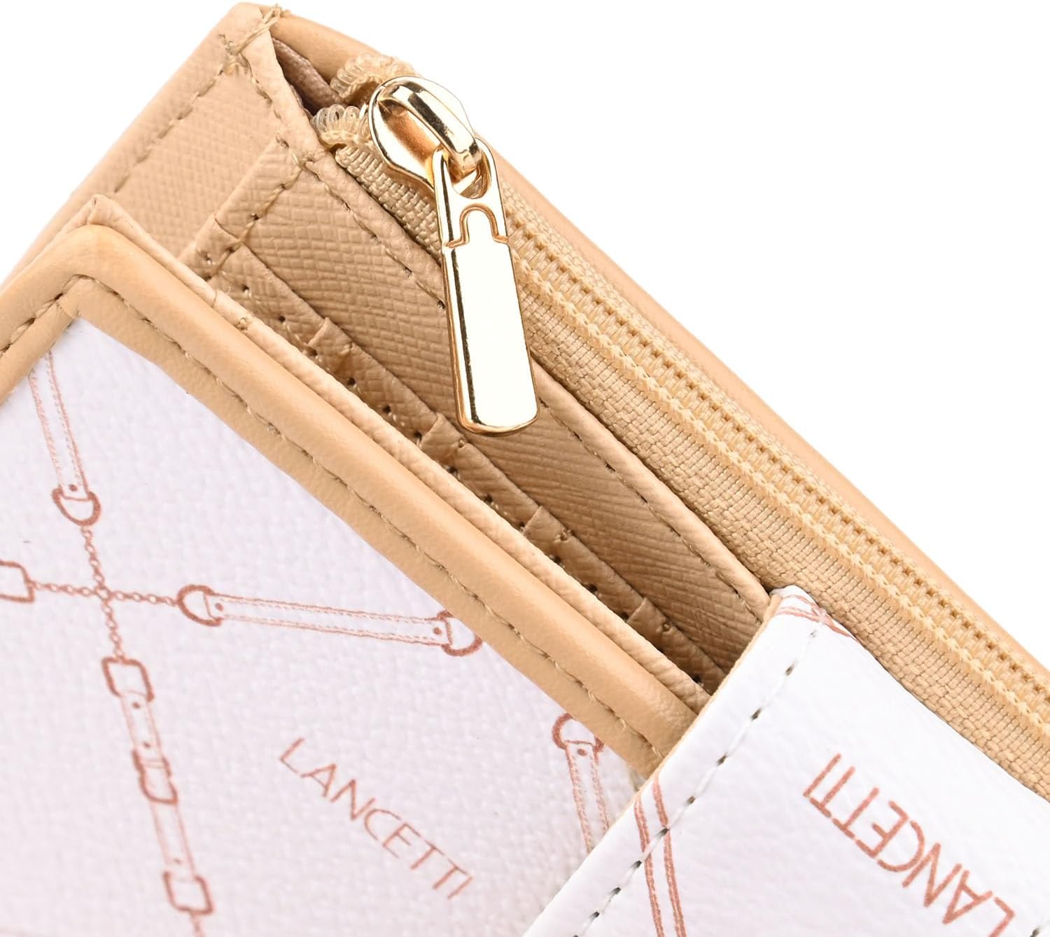 Thumbnail 6 de LANCETTI Portafoglio Donna Grande beige