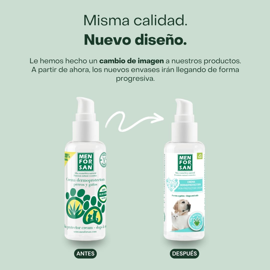 Thumbnail 6 de MENFORSAN Crema Idratante Dermoprotettiva per Cani e Gatti 60ml con Aloe Vera Biologica