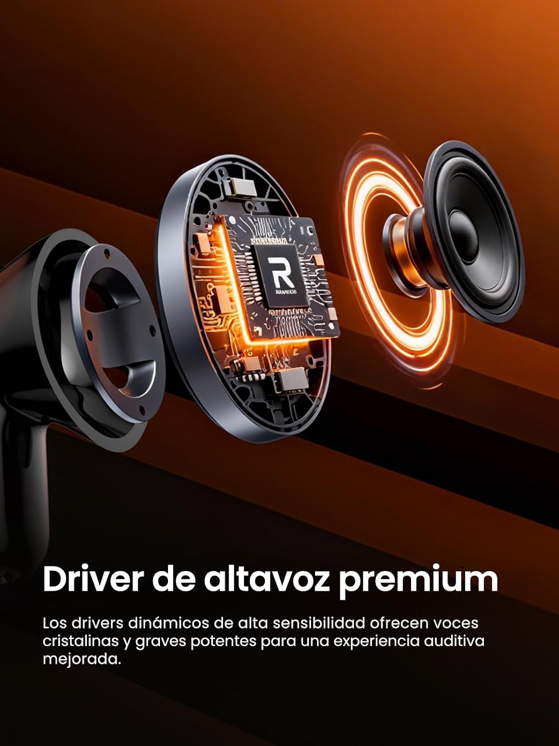 Detalle 2 de NE20 Auriculares traductores Bluetooth 60h