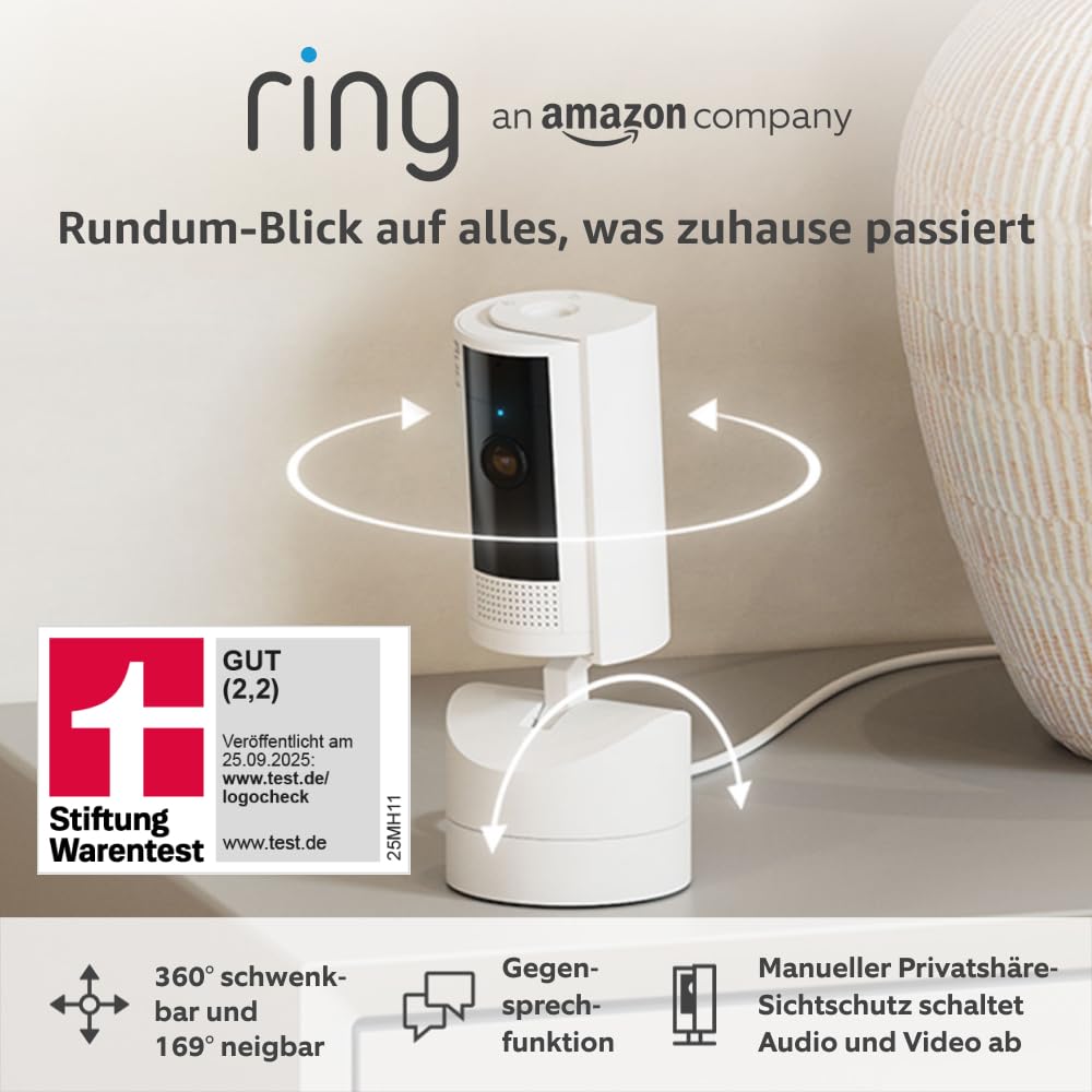 Thumbnail 6 de Ring Pan-Tilt Indoor Camera 360°