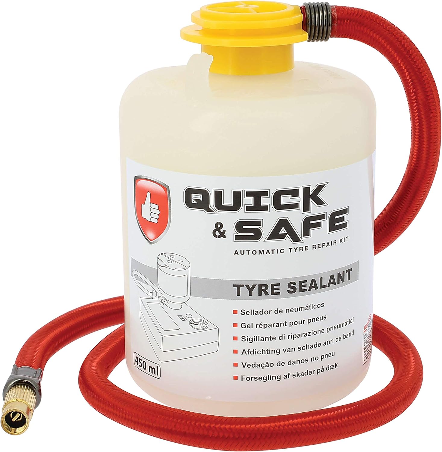 Thumbnail 6 de Quick&Safe Kit Anti crevaison Automatique 450 ml — Réparation et gonflage intégrés