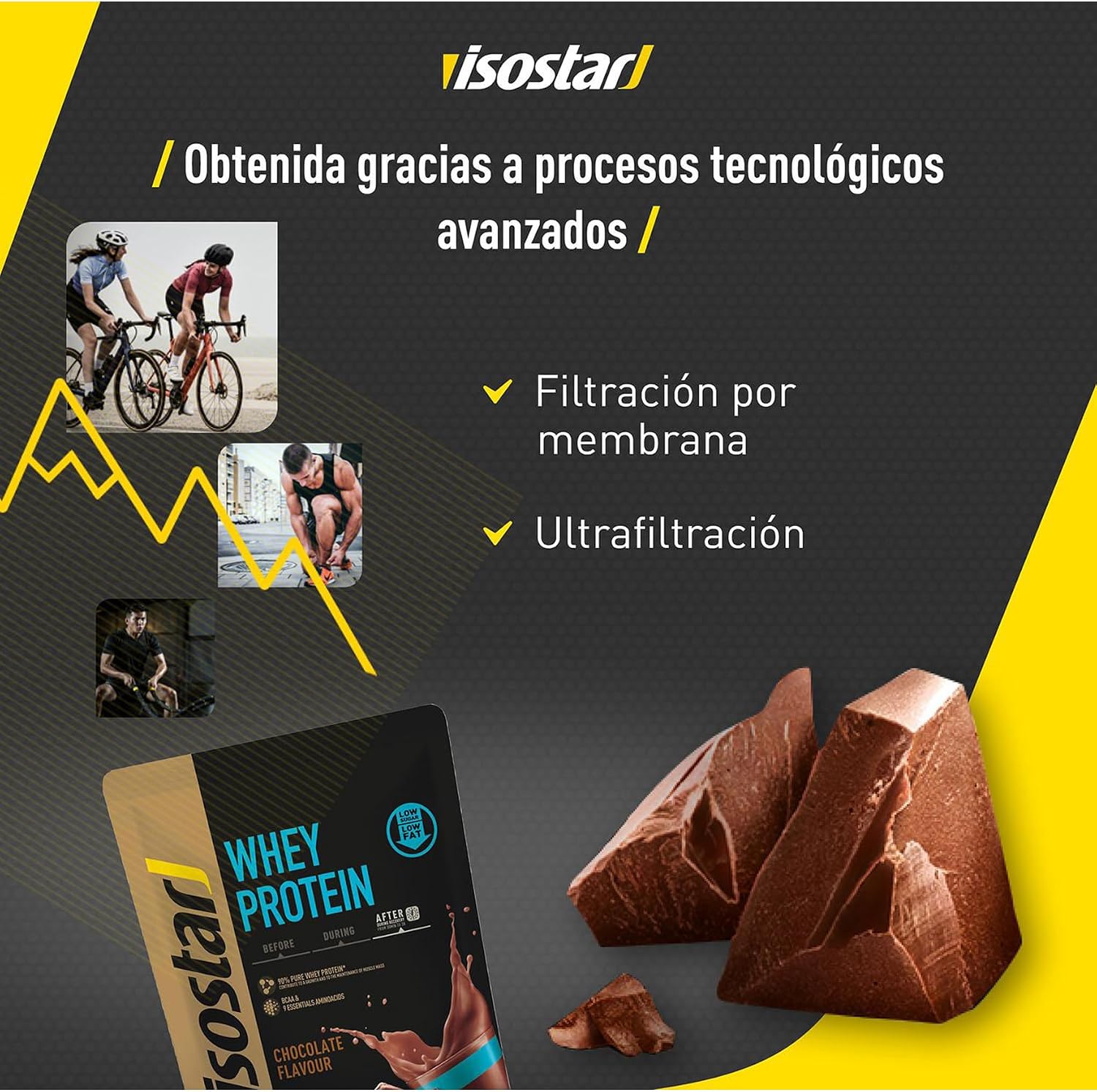 Thumbnail 2 de ISOSTAR Whey Protein Chocolate 90% - Aumento Muscular 💪