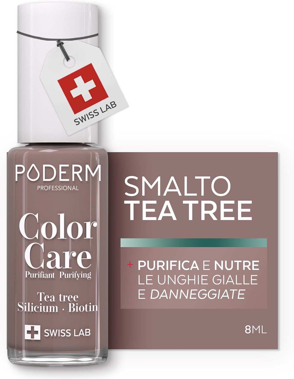 Detalle de PODERM Smalto unghie con tea tree