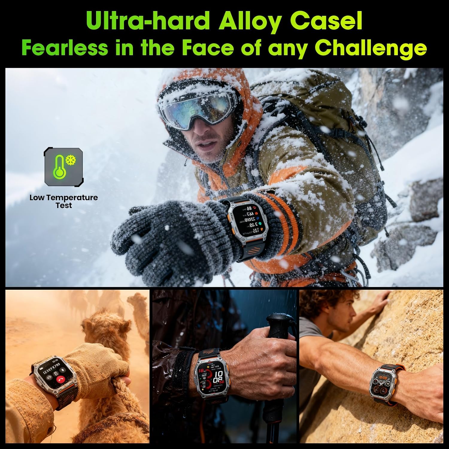 Thumbnail 4 de Hwagol Men’s Smart Watch (2.01" HD) with Heart Rate, Sleep & Sports Fitness Features