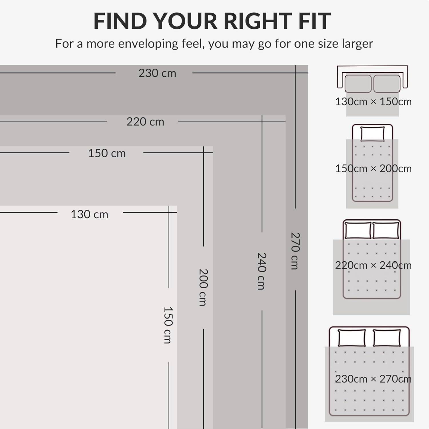 Thumbnail 5 de Exclusivo Mezcla plaid en polaire microfibre à carreaux gris clair 230x265 cm