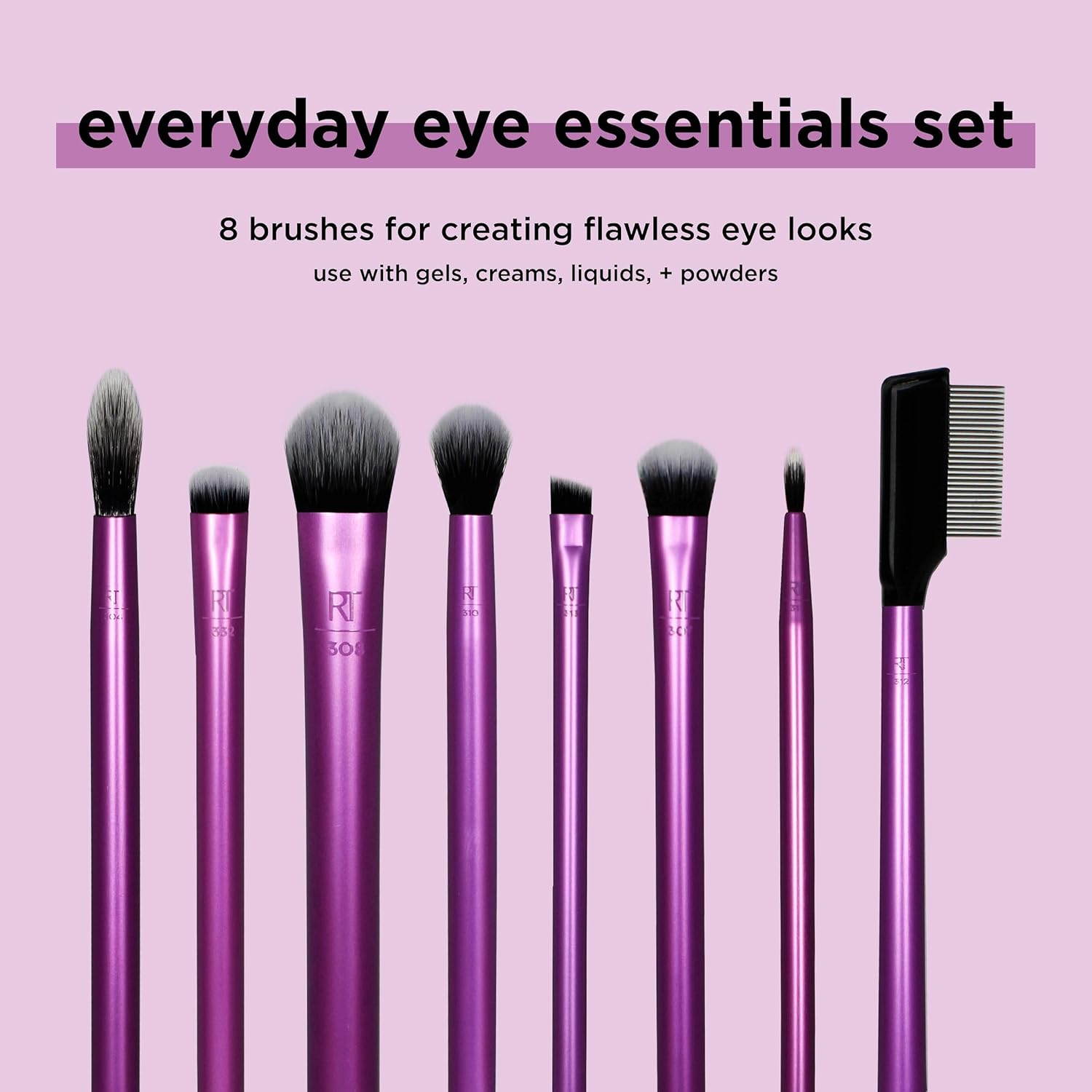 Detalle 2 de Real Techniques Everyday Eye Essentials 8 piezas 🎨