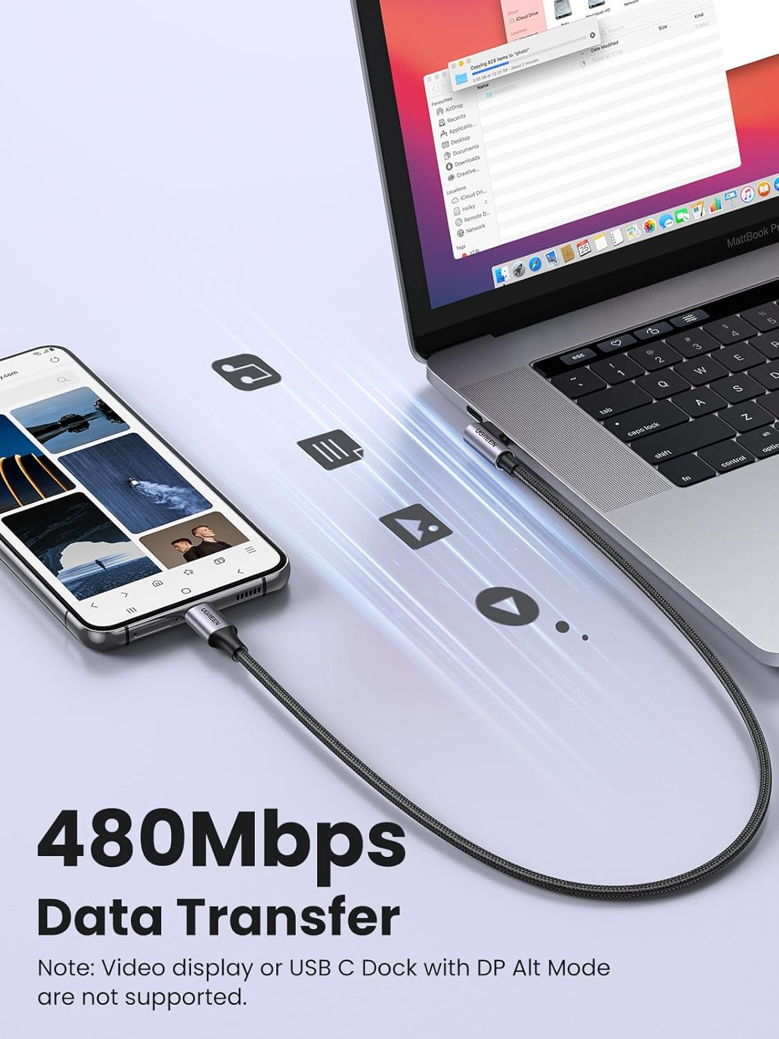 Thumbnail 6 de UGREEN USB C fast charging cable 60W