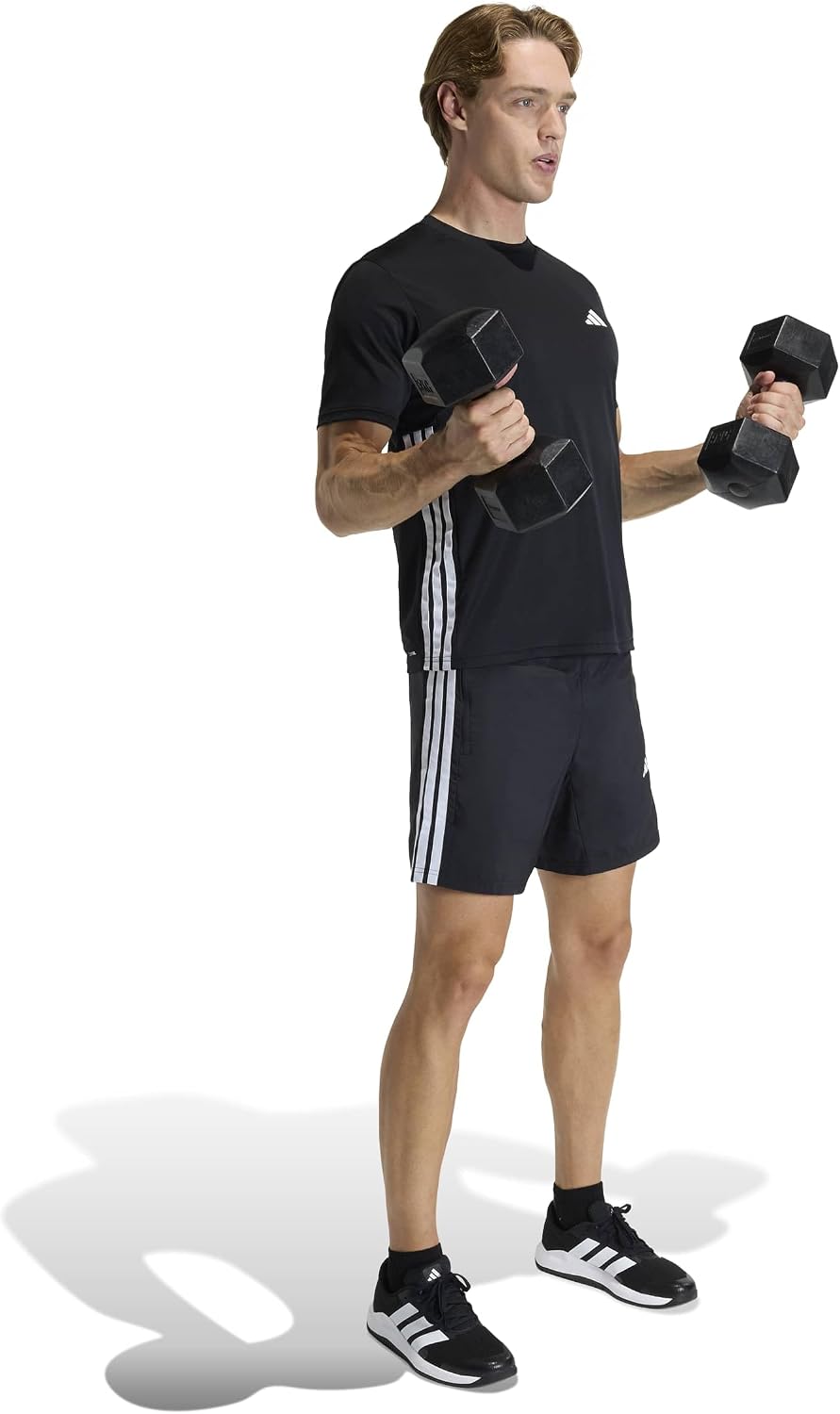Detalle 2 de Adidas Workout Essentials Base 3 Stripes Woven Short