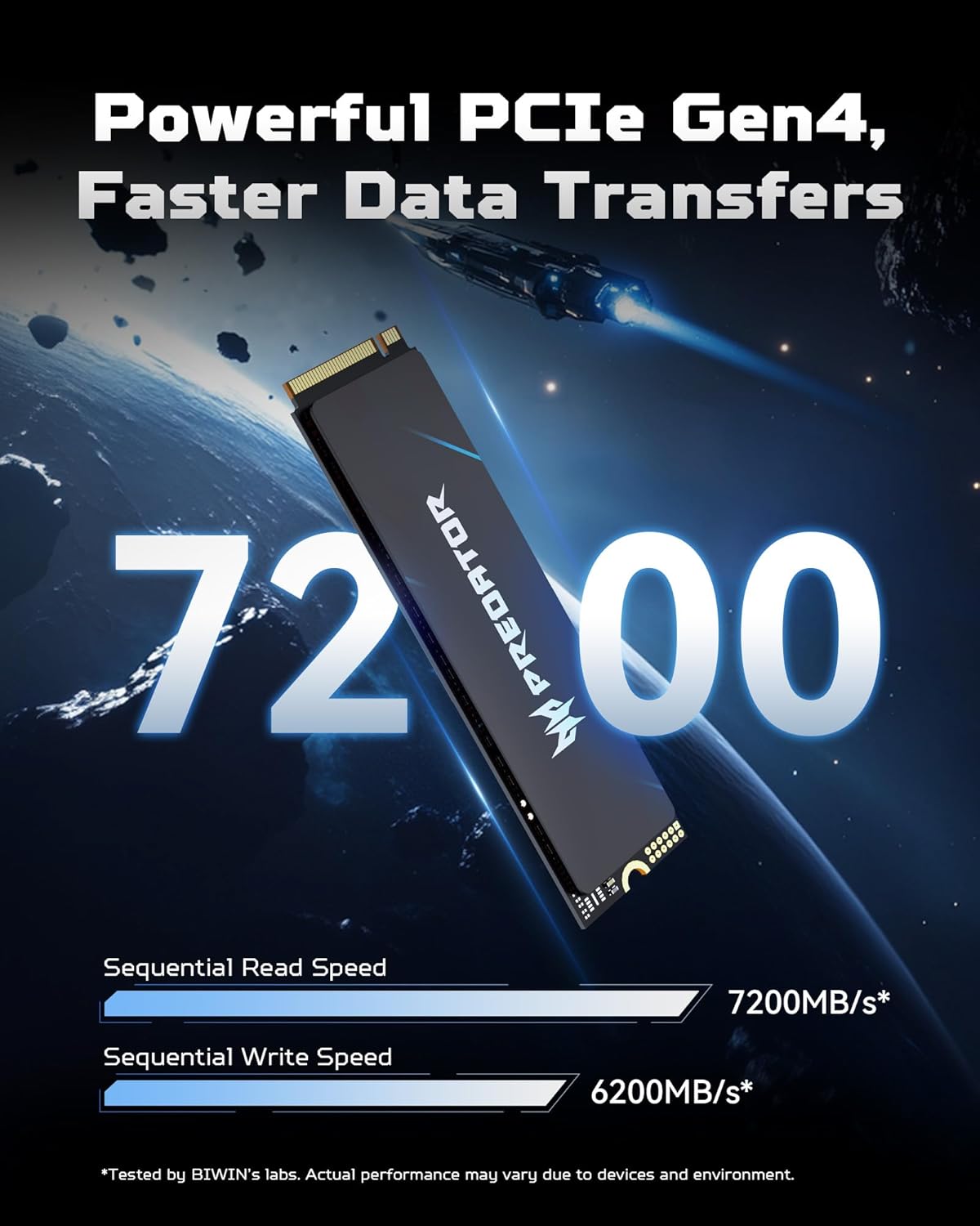 Thumbnail 2 de Acer Predator GM6 2TB M.2 2280 PCIe Gen4x4 NVMe 2.0 SSD