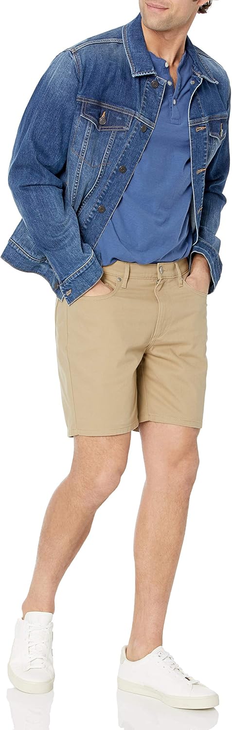 Thumbnail 3 de Amazon Essentials Men's Slim Fit 7" Stretch 5-Pocket Jean Shorts