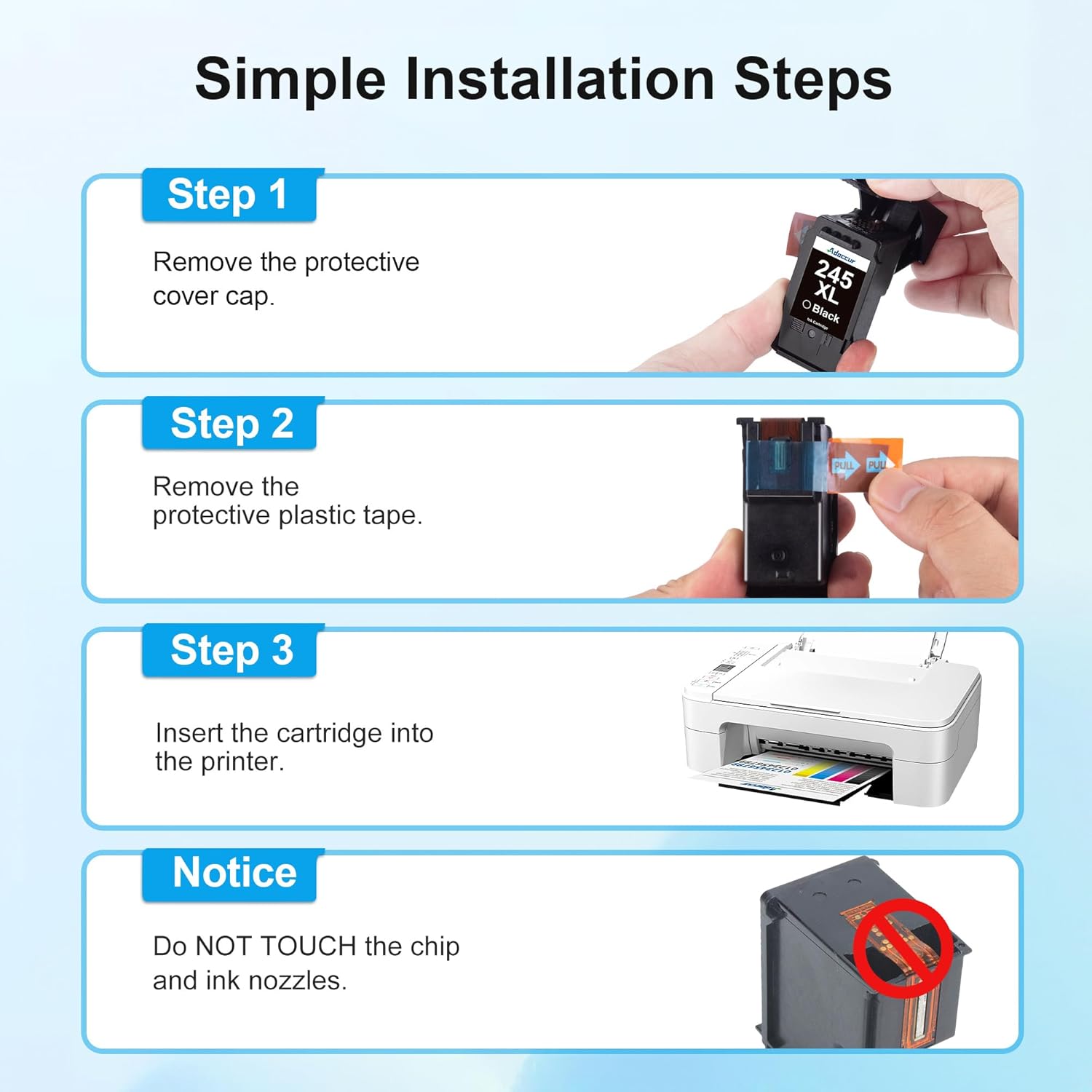 Thumbnail 6 de PG-245 XL/CL-246 XL 2-Pack Ink Cartridges ๐จ