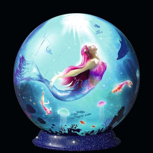Detalle 2 de Puzzle 3D Ravensburger Les sirènes 72 pièces ⚙