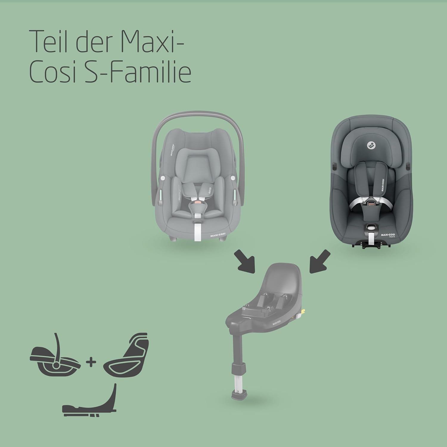 Thumbnail 6 de Maxi-Cosi Pearl S i-Size – Babysitz (3 Monate–4 Jahre) mit G-CELL Seitenschutz