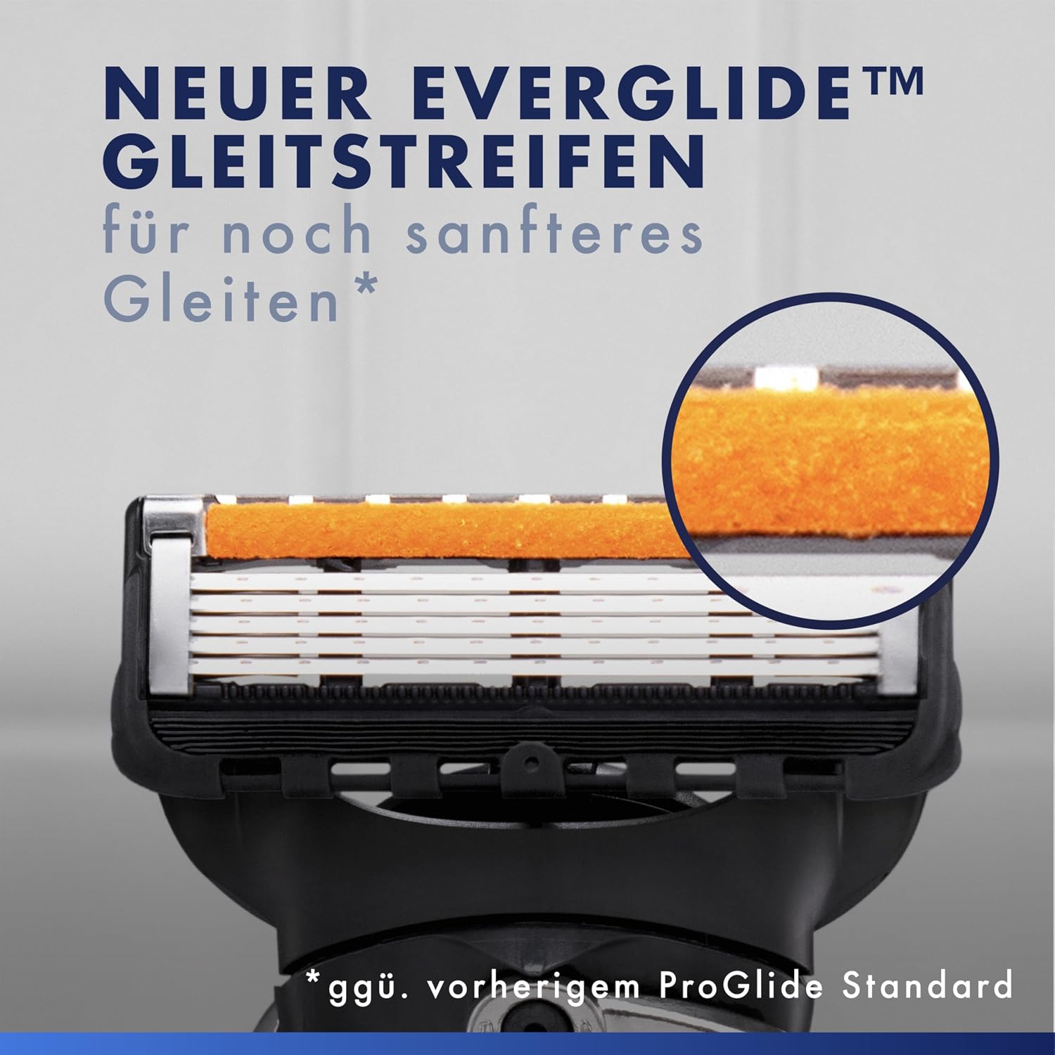 Detalle de Gillette ProGlide Rasierklingen – 12 Original Ersatzklingen für Herren (mit EverGlide Gleitstreifen)