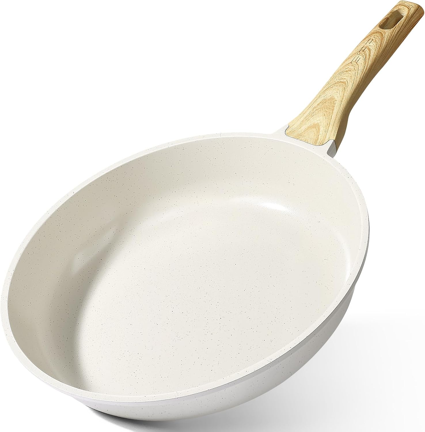 GiPP Padella Antiaderente 24 cm Bianco – Sana, atossica, compatibile induzione