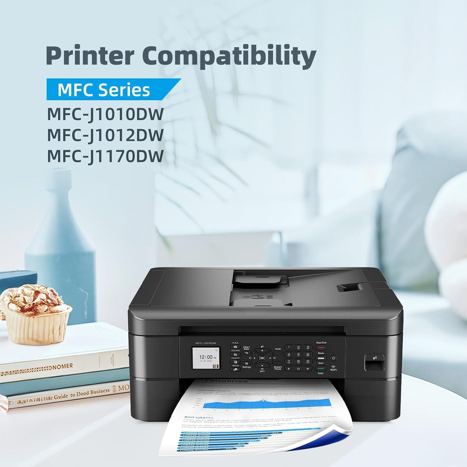 Detalle 2 de belietop LC401XL Ink Cartridges, 4-Pack for Brother MFC-J1010DW Series