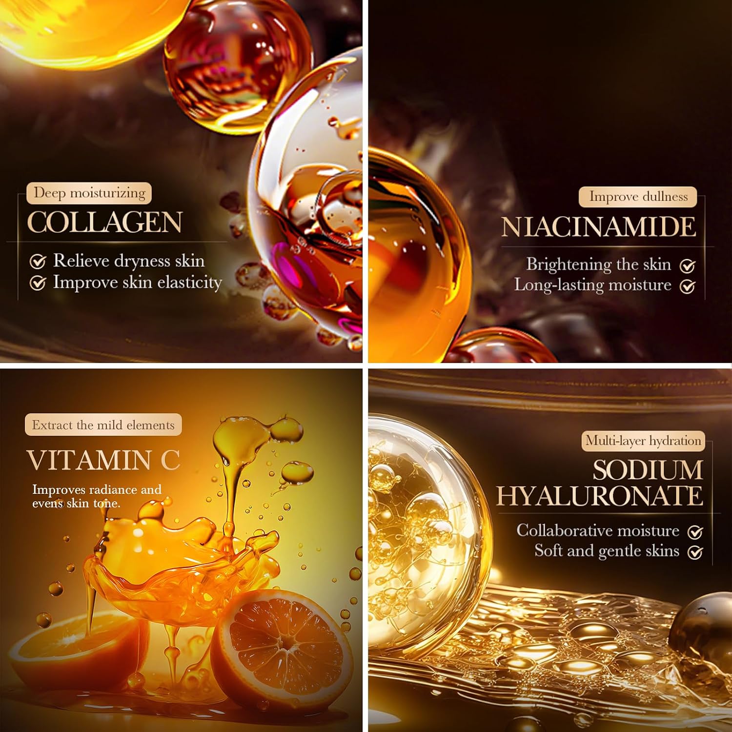 Detalle de punkten Deep Collagen Vitamin C Capsule Face Cream, 50 g