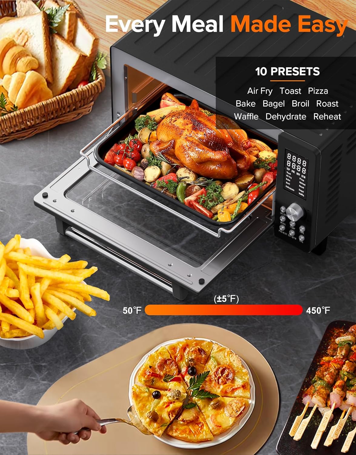 Thumbnail 2 de Nuwave Bravo Pro 21QT Airfryer