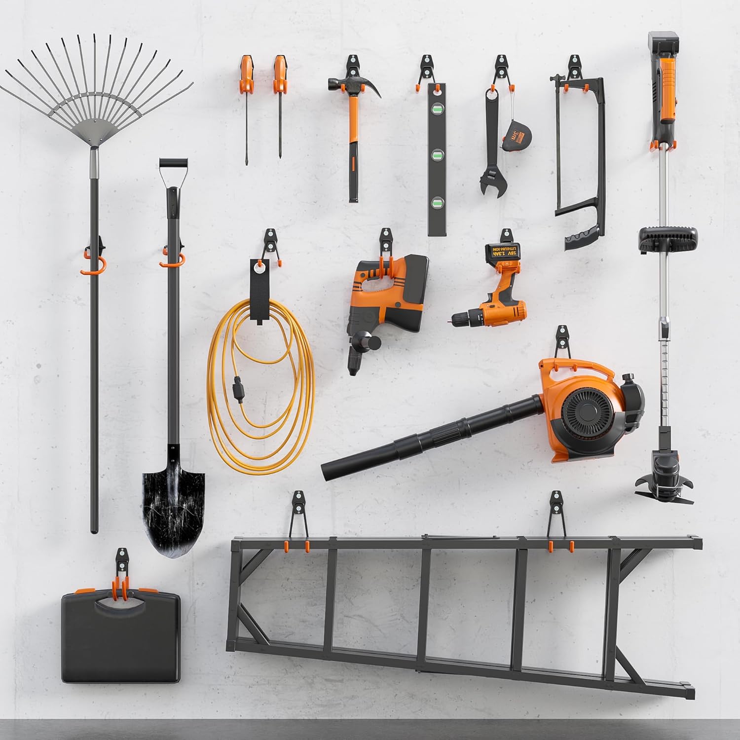 Thumbnail 6 de BONTEC Wandhaken Set 18 Stück für Garage