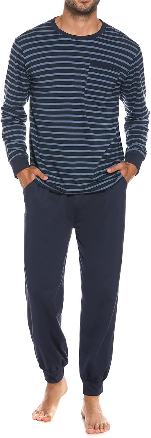 Detalle de Sykooria Pijama Hombre Algodón S-3XL