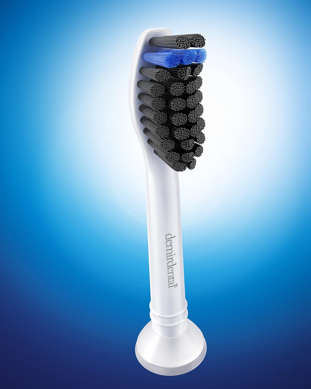 Detalle 2 de demirdental 8 Pack testine ricambio compatibili Philips Sonicare (HX9058) con carbone attivo, dure e bianche