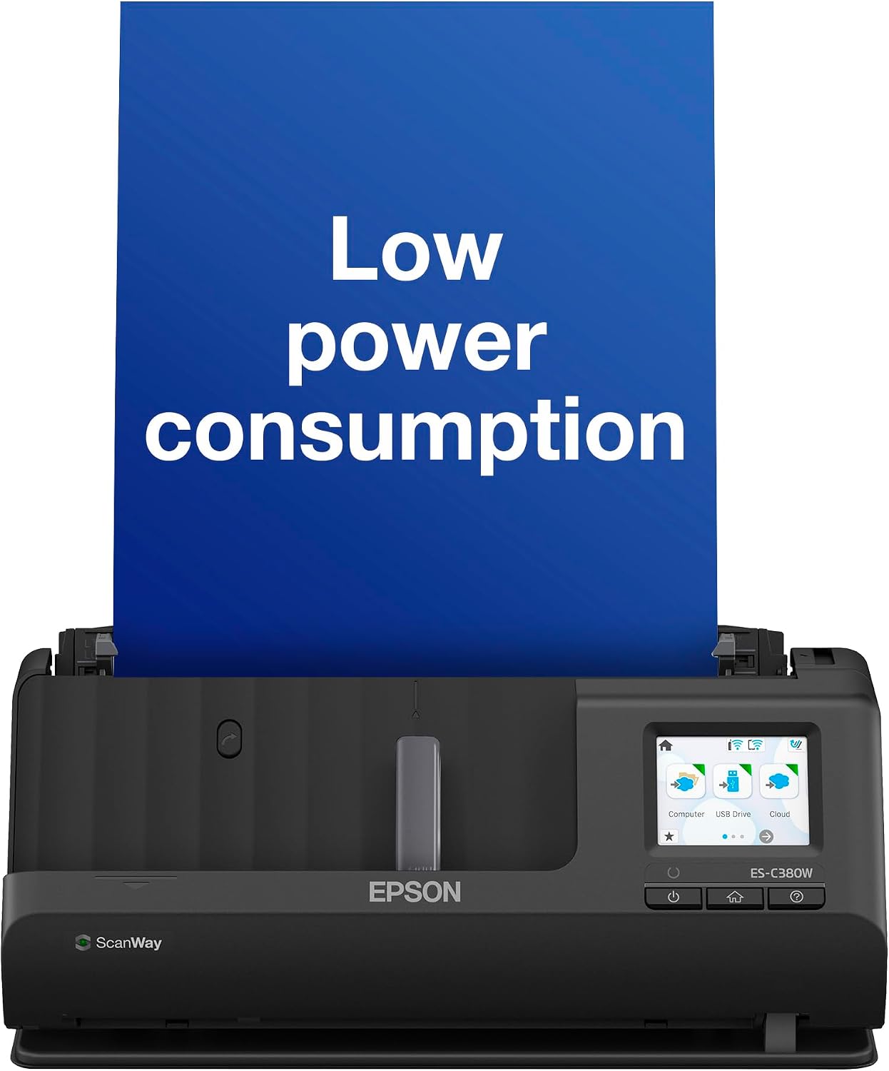 Detalle de Epson ES-C380W Wi‑Fi 30ppm scanner