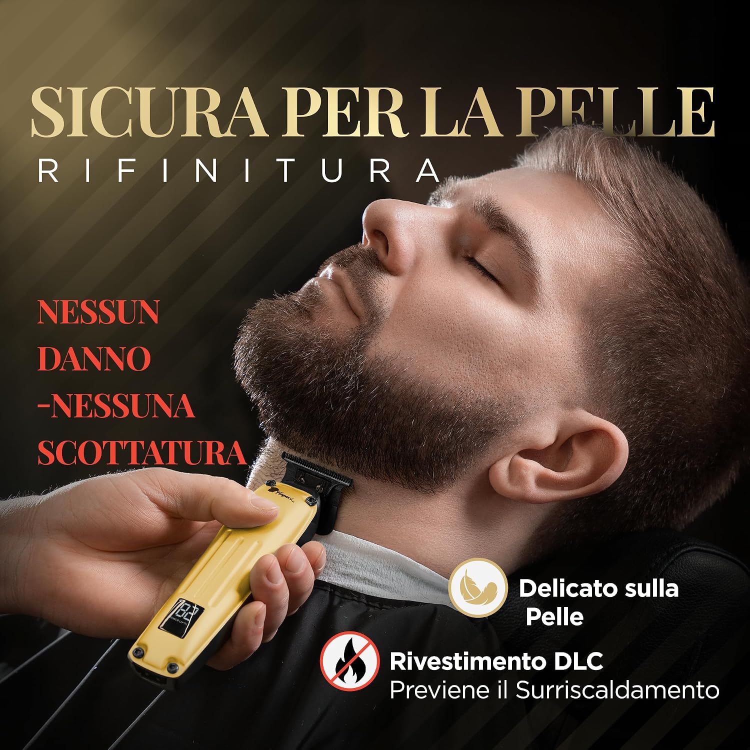 Thumbnail 6 de Fagaci Macchinetta Professionale Zero Gap — Tagliacapelli Professionale Brushless 7200 RPM e Lame Ceramica/DLC