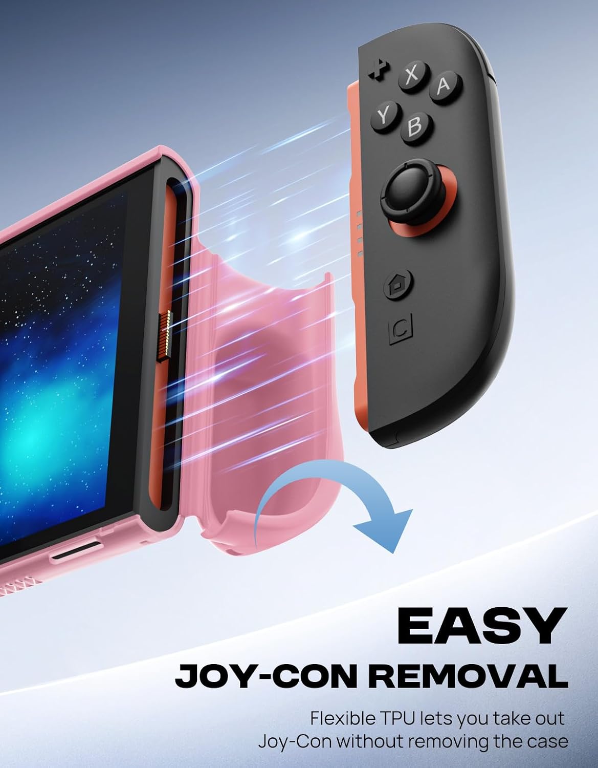 Detalle de MoKo Dockable Case for Switch 2 Slim Grip