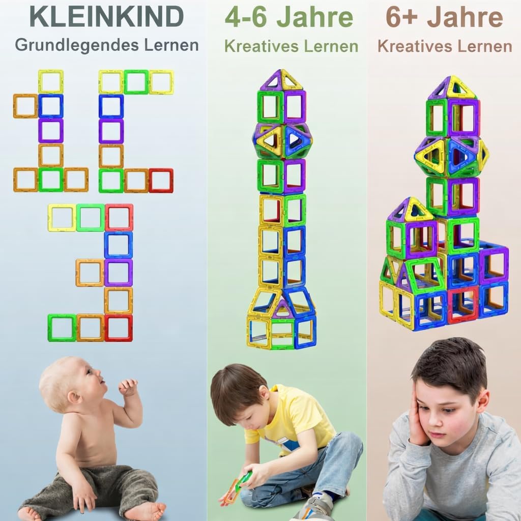 Thumbnail 6 de Magnetische Kachel-Bausteine 94 Teile 🎲