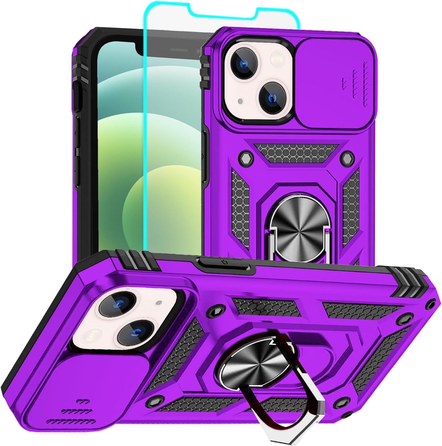 Detalle de Aozuoton iPhone 12 Mini case 360°